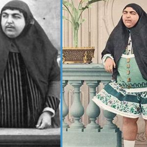 Iranian Princess Zahra Khanom, considered an icon and beauty of her time (1883-1936)
